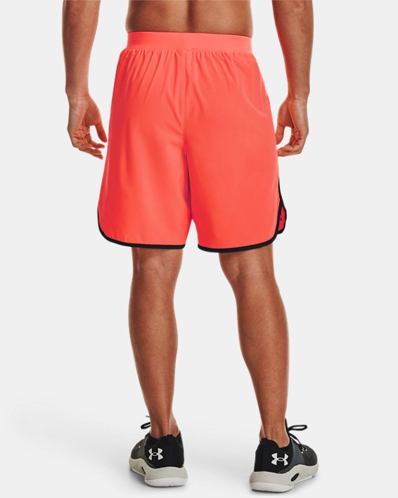 Men's UA HIIT Woven 8" Shorts, Orange, pdpMainDesktop image number 1